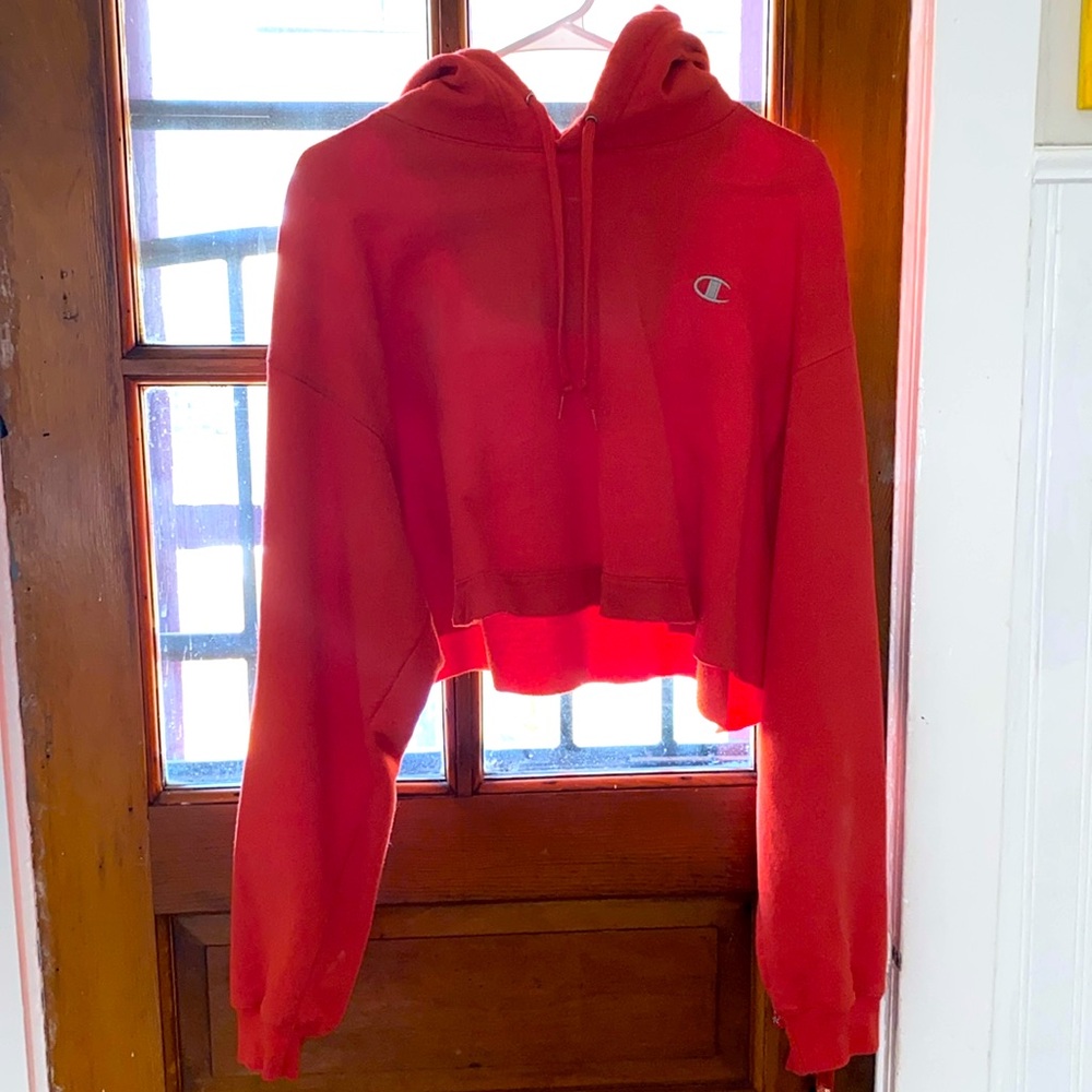 Women's Cropped Champion Hoodie